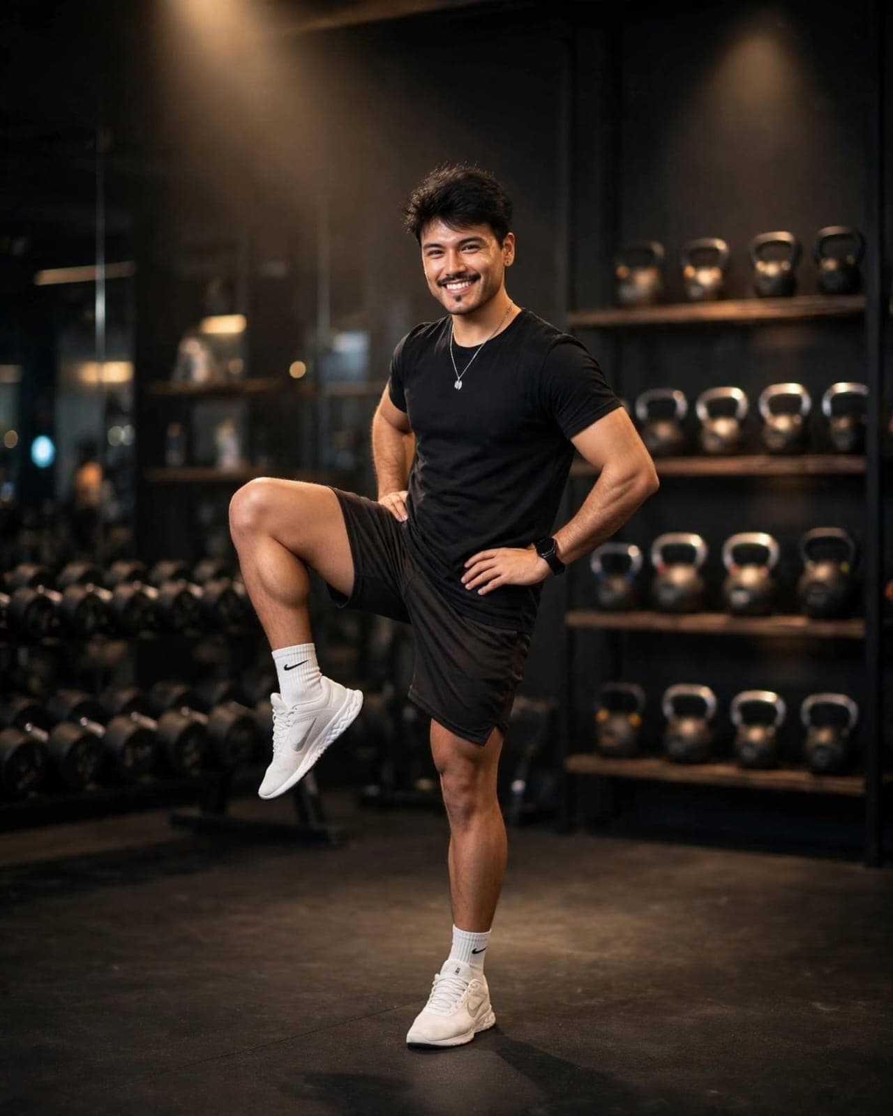 Fer Bertero, entrenador personal en Córdoba, en el gimnasio